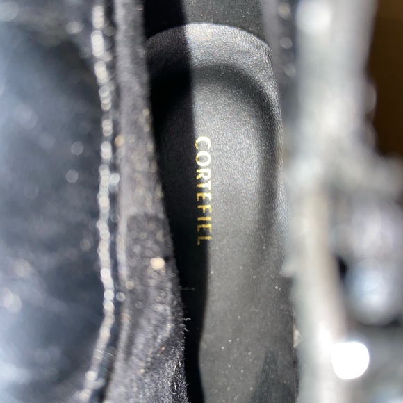 Cortefiel black leather ankle boots 7.5 NEW - Picture 6 of 6